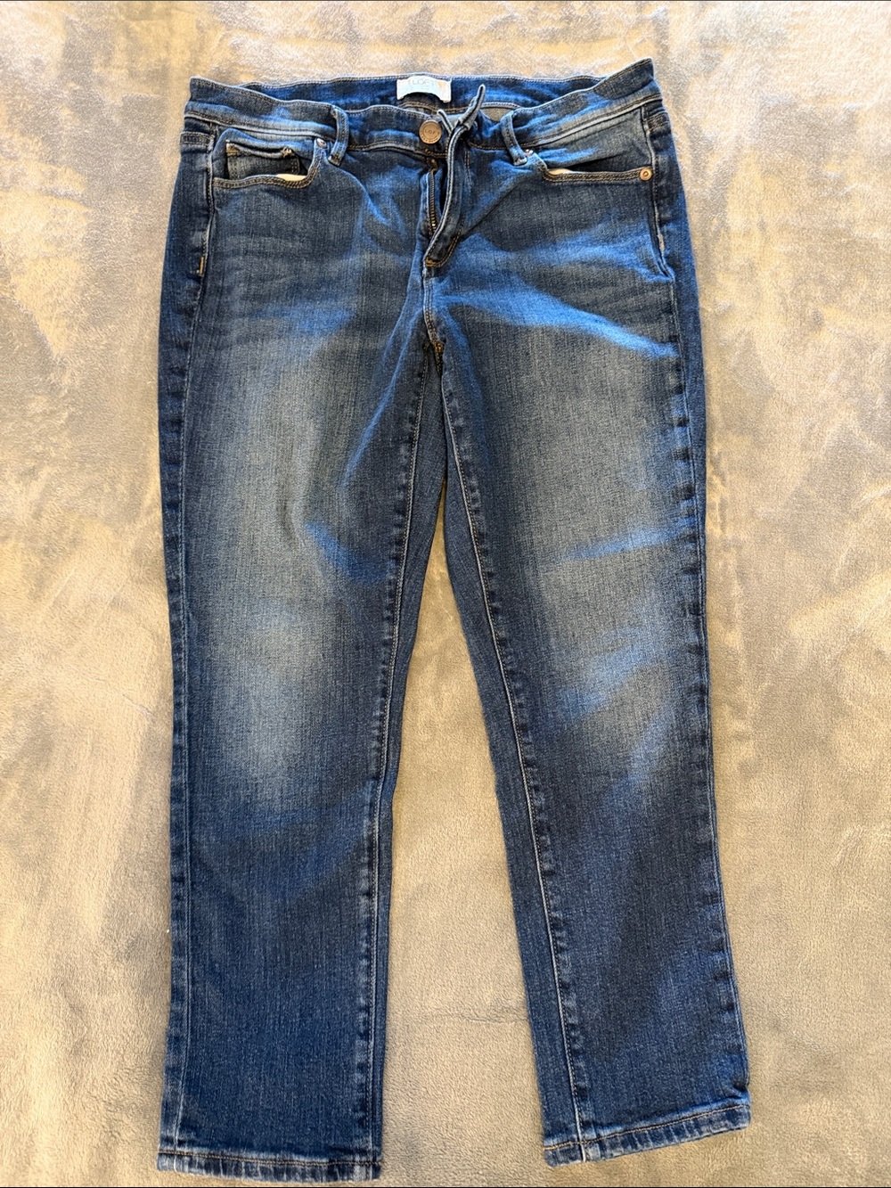 LOFT Women’s Mid-Rise a modern Denim  Cropped 6P